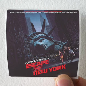 John Carpenter John Carpenters Escape From New York 1 Album Cover Sticker