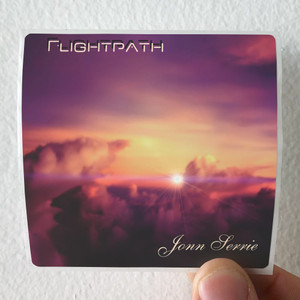 Jonn Serrie Flightpath Album Cover Sticker Jonn Serrie Flightpath Album Cover Sticker