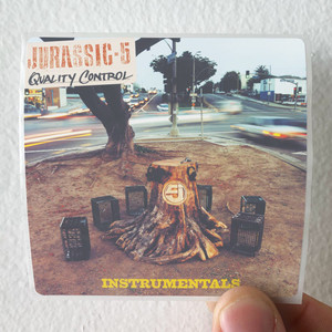 Jurassic 5 Quality Control 1 Album Cover Sticker
