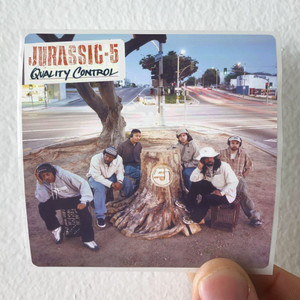 Jurassic 5 Quality Control Album Cover Sticker