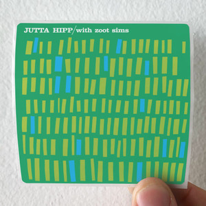 Jutta Hipp With Zoot Sims Album Cover Sticker Jutta Hipp With Zoot Sims Album Cover Sticker