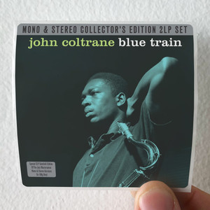 John Coltrane Blue Train Album Cover Sticker John Coltrane Blue Train Album Cover Sticker