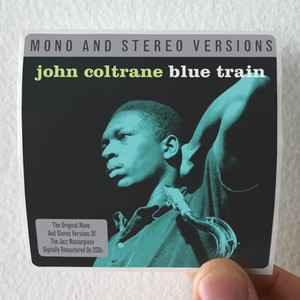 John Coltrane Blue Train 1 Album Cover Sticker John Coltrane Blue Train 1 Album Cover Sticker