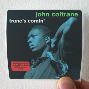 John Coltrane Tranes Comin 1 Album Cover Sticker