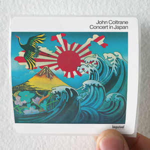 John Coltrane Concert In Japan Album Cover Sticker John Coltrane Concert In Japan Album Cover Sticker