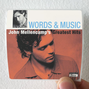 John Mellencamp Words Music John Mellencamps Greatest Hits Album Cover Sticker