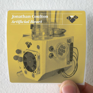 Jonathan Coulton Artificial Heart Album Cover Sticker