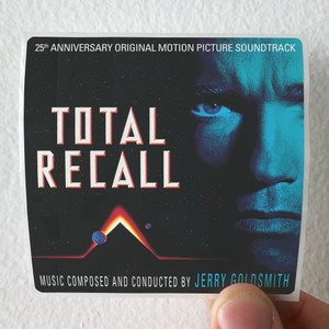 Jerry Goldsmith Total Recall Album Cover Sticker Jerry Goldsmith Total Recall Album Cover Sticker