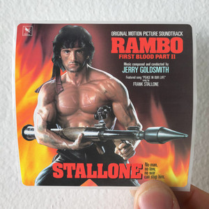 Jerry Goldsmith Rambo First Blood Part Ii 1 Album Cover Sticker Jerry Goldsmith Rambo First Blood Part Ii 1 Album Cover Sticker