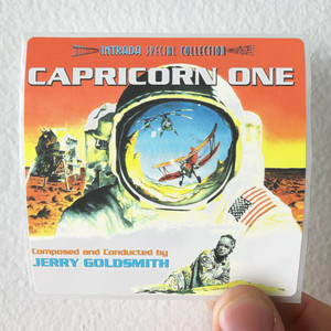 Jerry Goldsmith Capricorn One Album Cover Sticker