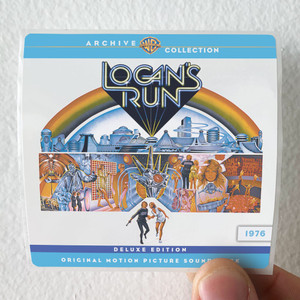 Jerry Goldsmith Logans Run Album Cover Sticker