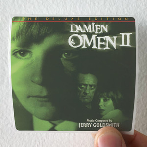 Jerry Goldsmith Damien Omen Ii Album Cover Sticker