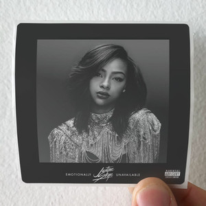 Justine Skye Emotionally Unavailable Album Cover Sticker