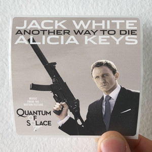Jack White Another Way To Die Album Cover Sticker Jack White Another Way To Die Album Cover Sticker