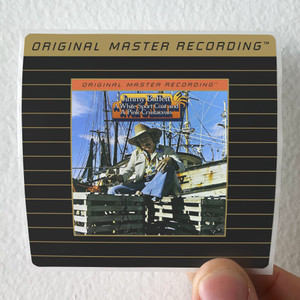 Jimmy Buffett A White Sport Coat And A Pink Crustacean Album Cover Sticker