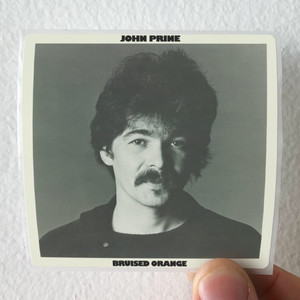 John Prine Bruised Orange Album Cover Sticker John Prine Bruised Orange Album Cover Sticker