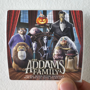 Jeff Danna The Addams Family Album Cover Sticker