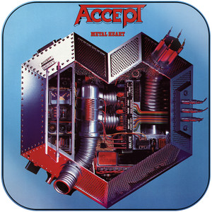 Accept Metal Heart Album Cover Sticker Album Cover Sticker Accept Metal Heart Album Cover Sticker Album Cover Sticker