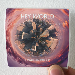 Jonathan Parecki Hey World From Danmachi Is It Wrong To Try To Pick Up Girls Album Cover Sticker