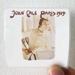 John Cale Paris 1919 Album Cover Sticker John Cale Paris 1919 Album Cover Sticker