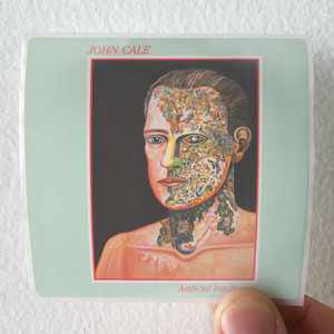 John Cale Artificial Intelligence Album Cover Sticker John Cale Artificial Intelligence Album Cover Sticker