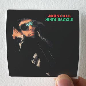 John Cale Slow Dazzle Album Cover Sticker John Cale Slow Dazzle Album Cover Sticker