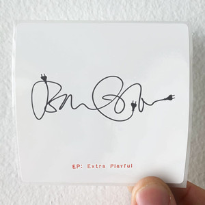 John Cale Extra Playful Album Cover Sticker John Cale Extra Playful Album Cover Sticker