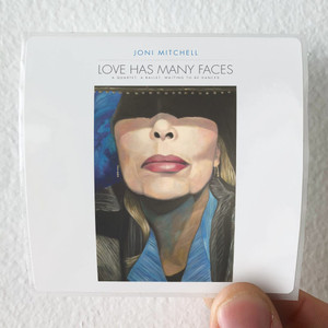 Joni Mitchell Love Has Many Faces A Quartet A Ballet Waiting To Be Danced Album Cover Sticker