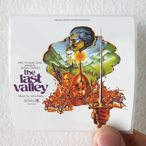 John Barry The Last Valley Album Cover Sticker