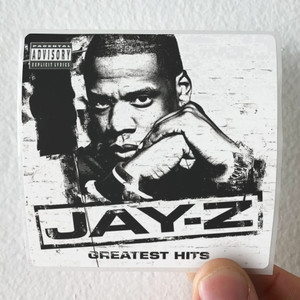 Jay-Z Greatest Hits Album Cover Sticker Jay-Z Greatest Hits Album Cover Sticker