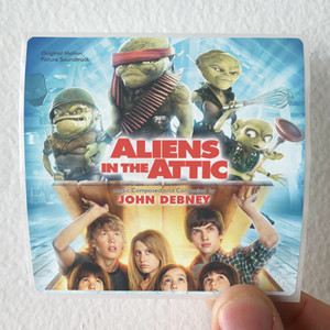 John Debney Aliens In The Attic Album Cover Sticker