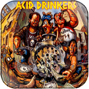 Acid Drinkers Dirty Money Dirty Tricks Album Cover Sticker Album Cover Sticker Acid Drinkers Dirty Money Dirty Tricks Album Cover Sticker Album Cover Sticker