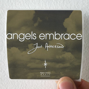 Jon Anderson Angels Embrace Album Cover Sticker Jon Anderson Angels Embrace Album Cover Sticker