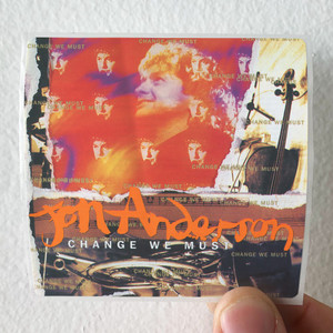 Jon Anderson Change We Must Album Cover Sticker Jon Anderson Change We Must Album Cover Sticker