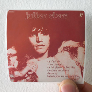 Julien Clerc Julien Clerc Album Cover Sticker