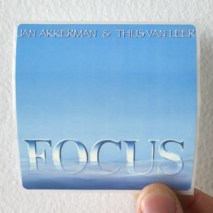 Jan Akkerman and Thijs van Leer Focus Album Cover Sticker Jan Akkerman and Thijs van Leer Focus Album Cover Sticker