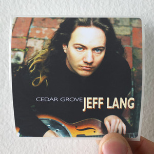 Jeff Lang Cedar Grove Album Cover Sticker