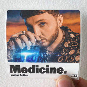 James Arthur Medicine Album Cover Sticker James Arthur Medicine Album Cover Sticker