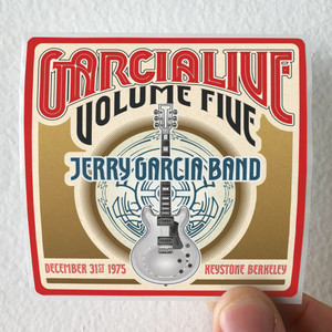Jerry Garcia Band Garcialive Volume 5 Album Cover Sticker Jerry Garcia Band Garcialive Volume 5 Album Cover Sticker