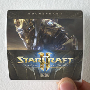 Jason Hayes Starcraft Ii Legacy Of The Void Soundtrack Album Cover Sticker
