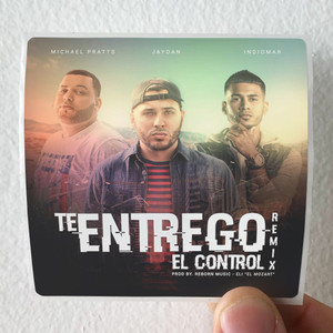 Jaydan Te Entrego El Control Remix Album Cover Sticker Jaydan Te Entrego El Control Remix Album Cover Sticker