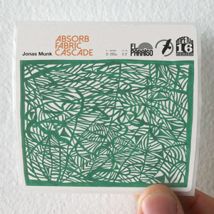 Jonas Munk Jensen Absorb Fabric Cascade Album Cover Sticker