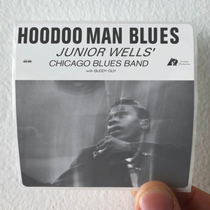 Junior Wells Chicago Blues Band Hoodoo Man Blues Album Cover Sticker