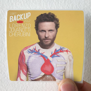 Jovanotti Backup 1987 2012 Album Cover Sticker
