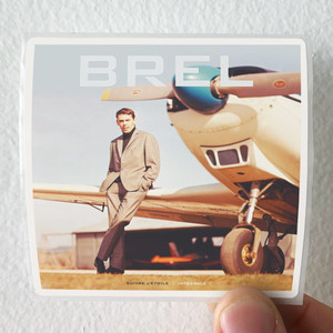 Jacques Brel Suivre Ltoile Album Cover Sticker