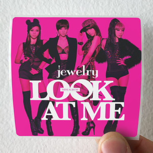 Jewelry Look At Me Album Cover Sticker