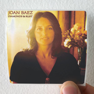 Joan Baez Diamonds Rust 1 Album Cover Sticker