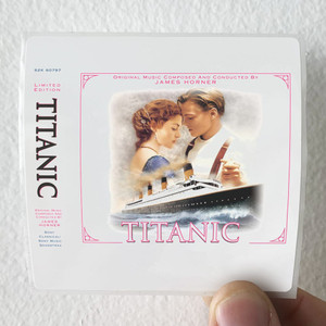 James Horner Titanic Music From The Motion Picture Album Cover Sticker James Horner Titanic Music From The Motion Picture Album Cover Sticker