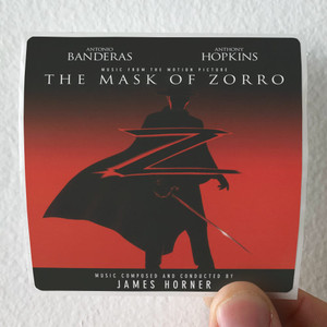 James Horner The Mask Of Zorro Album Cover Sticker