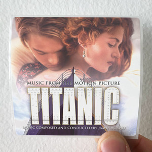 James Horner Titanic Music From The Motion Picture 3 Album Cover Sticker